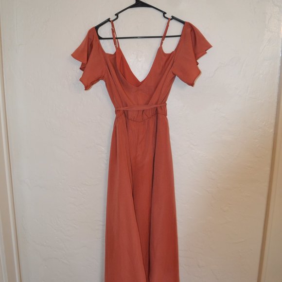 Leith classy flowly off the shoulder jumpsuit/romper - Picture 5 of 8